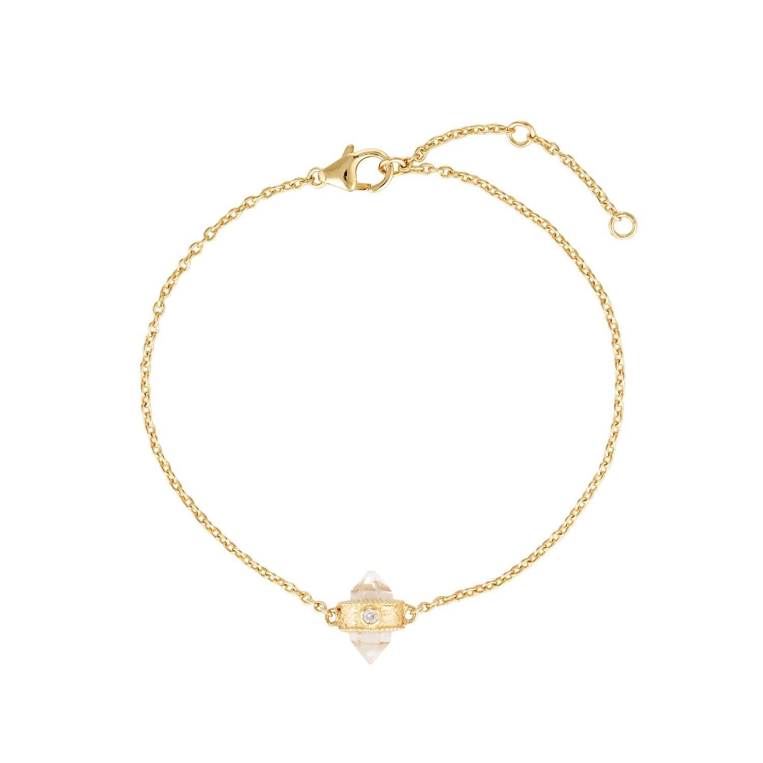 SUNDAH Earth Magic Bracelet - Clear Quartz