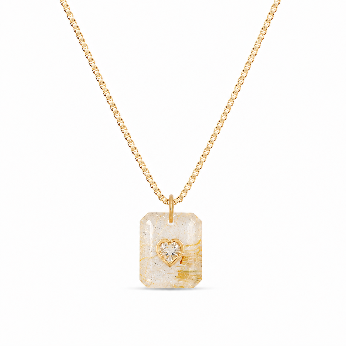 Heart of Dreams Necklace | Rutilated Quartz
