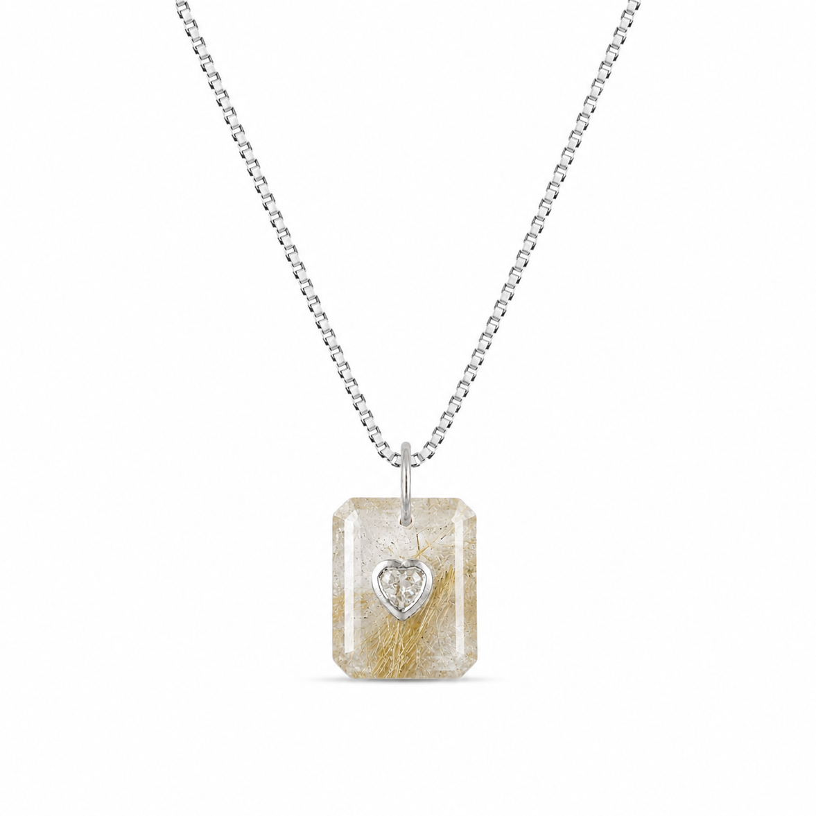 Heart of Dreams Necklace | Rutilated Quartz