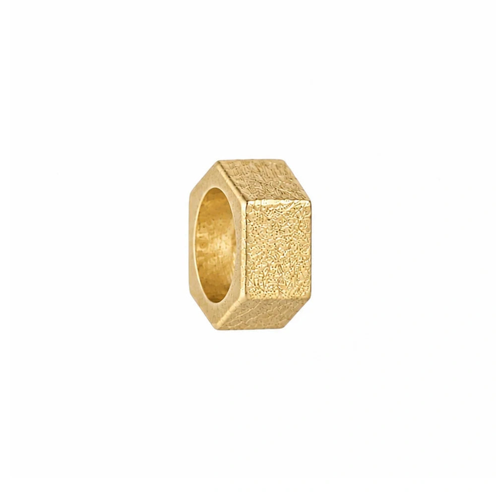 SUNDAH Pathfinder Charm - No Stone, gold vermeil