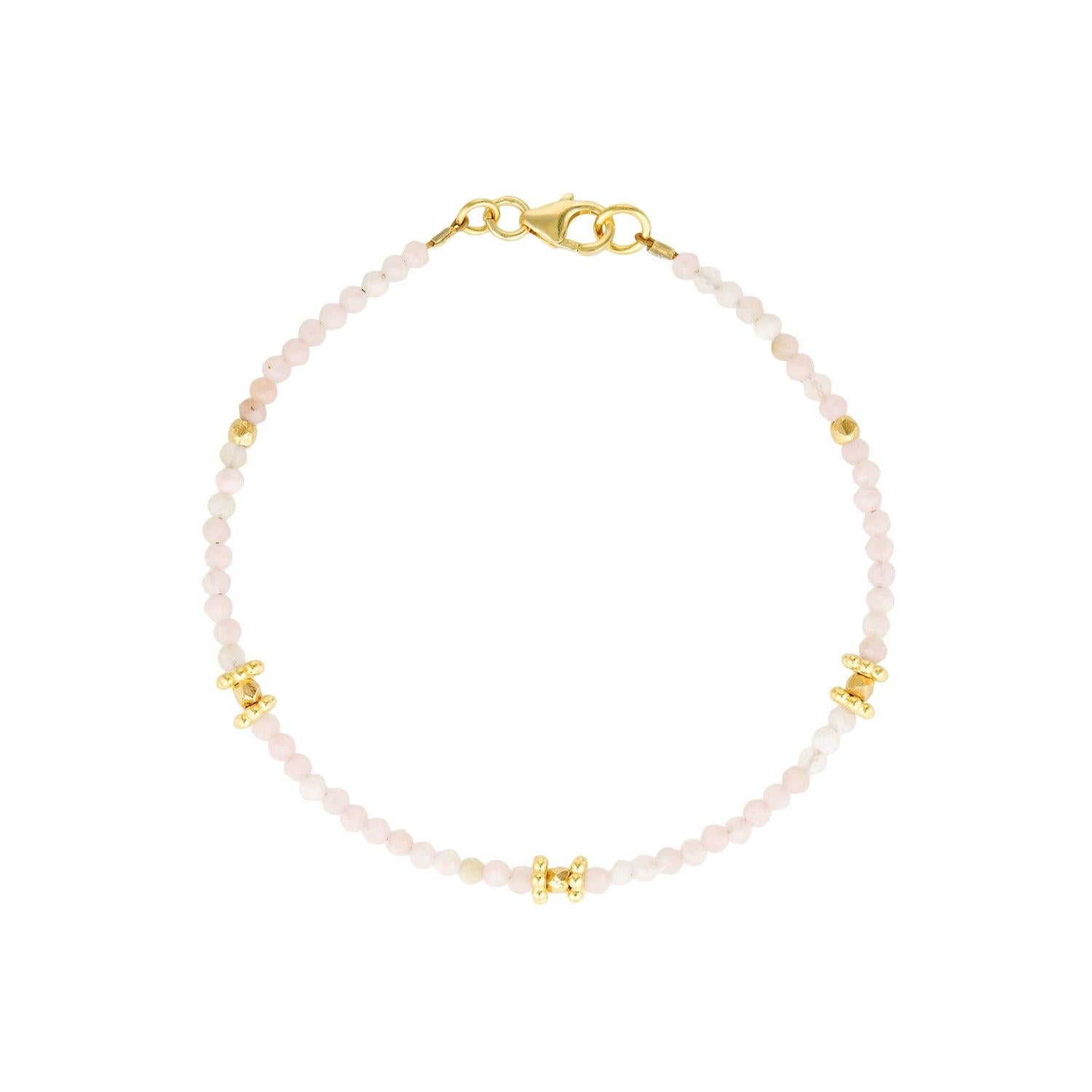 SUNDAH Radiance Bracelet - Pink Opal
