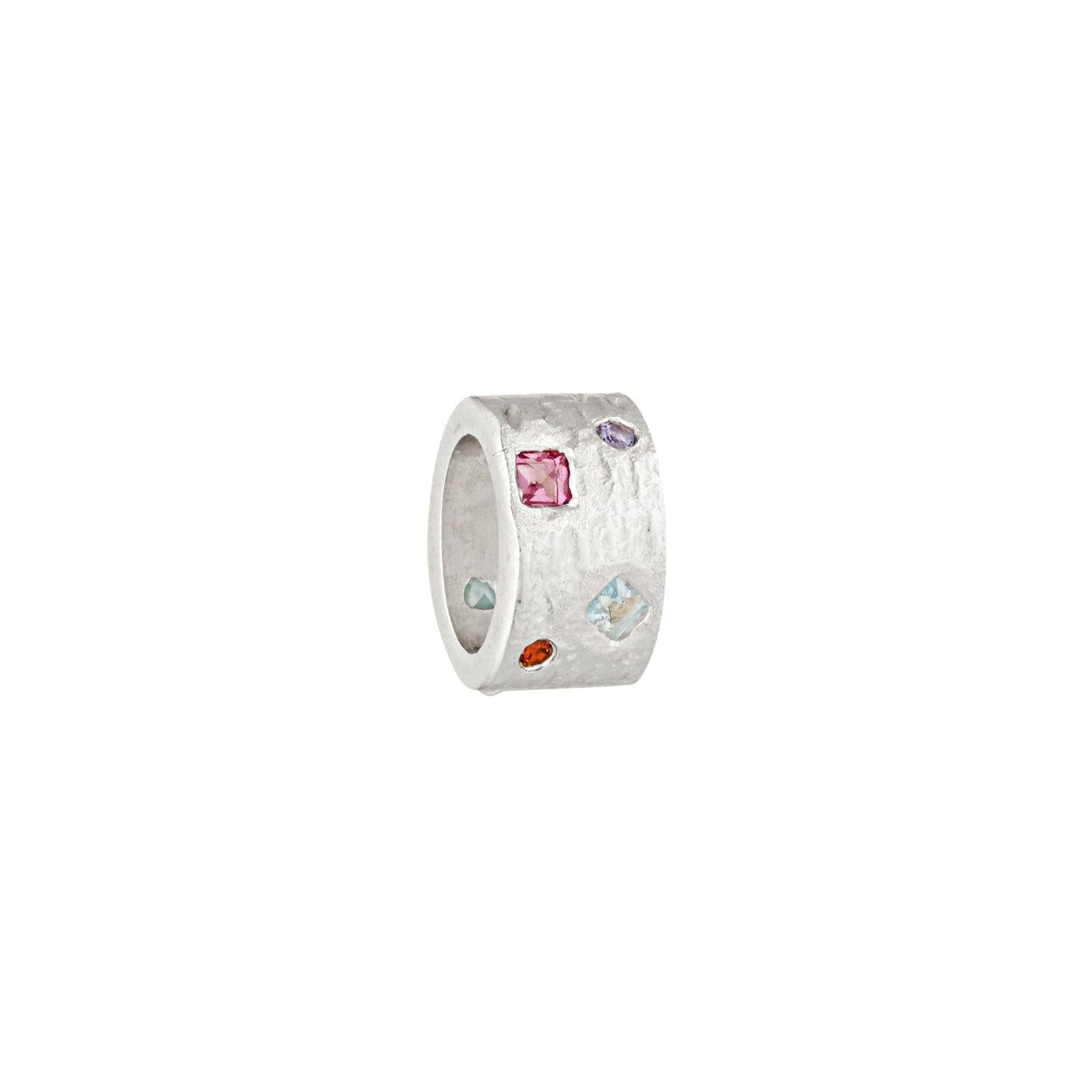 SUNDAH Arise Charm - Multi, sterling silver