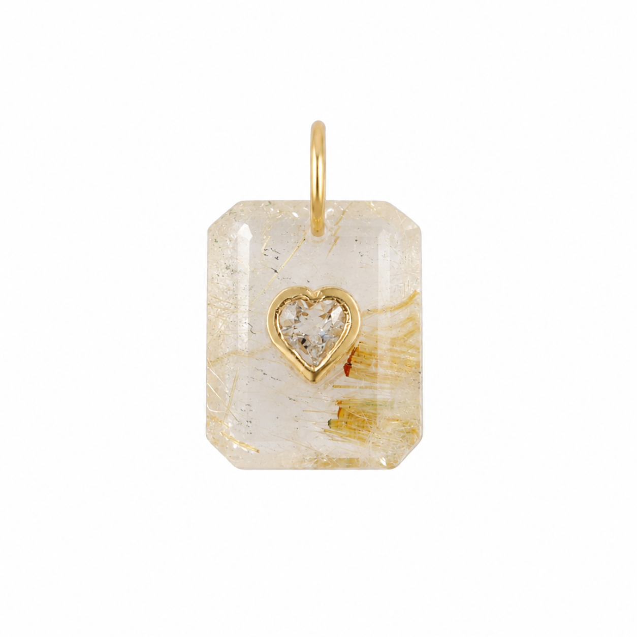 Heart of Dreams Pendant | Rutilated Quartz