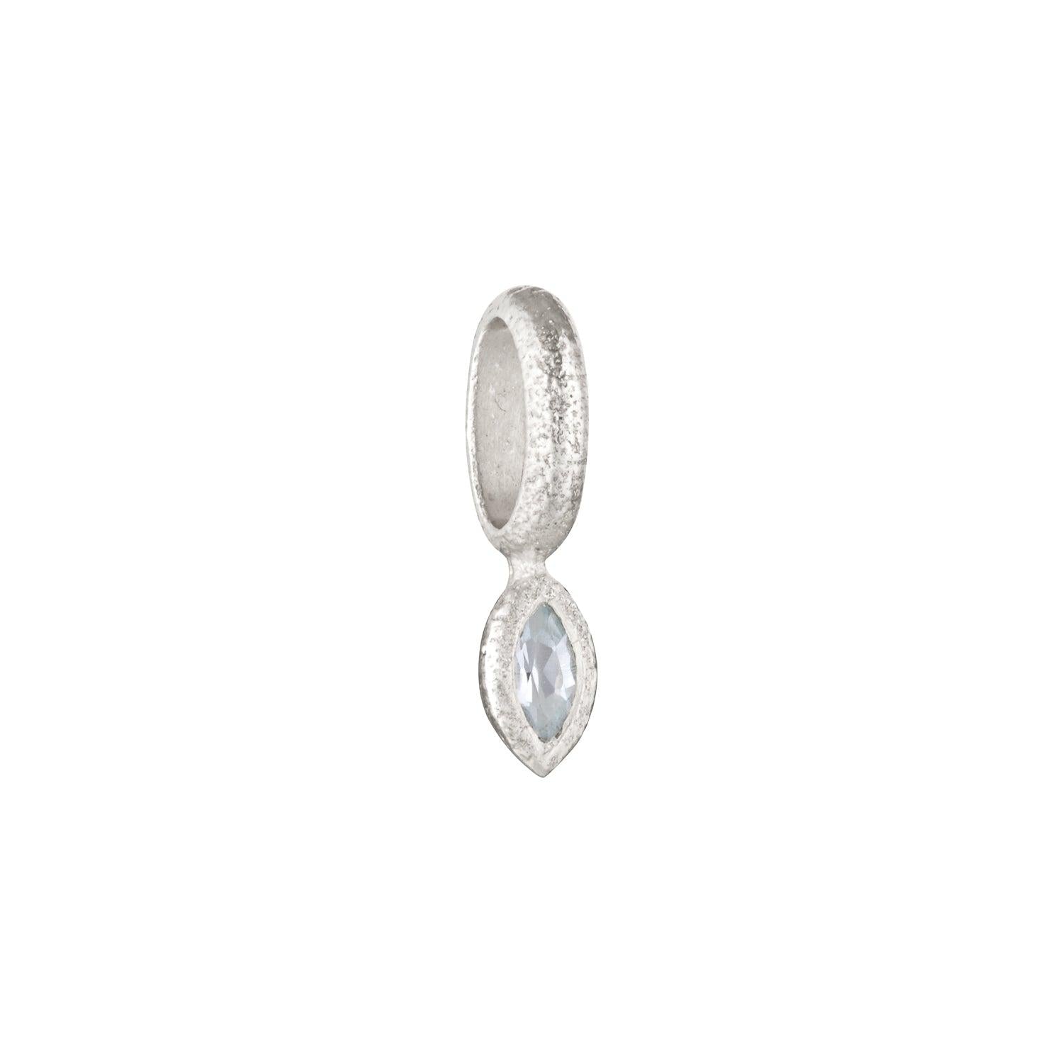 SUNDAH Oracle Charm - Aquamarine, sterling silver
