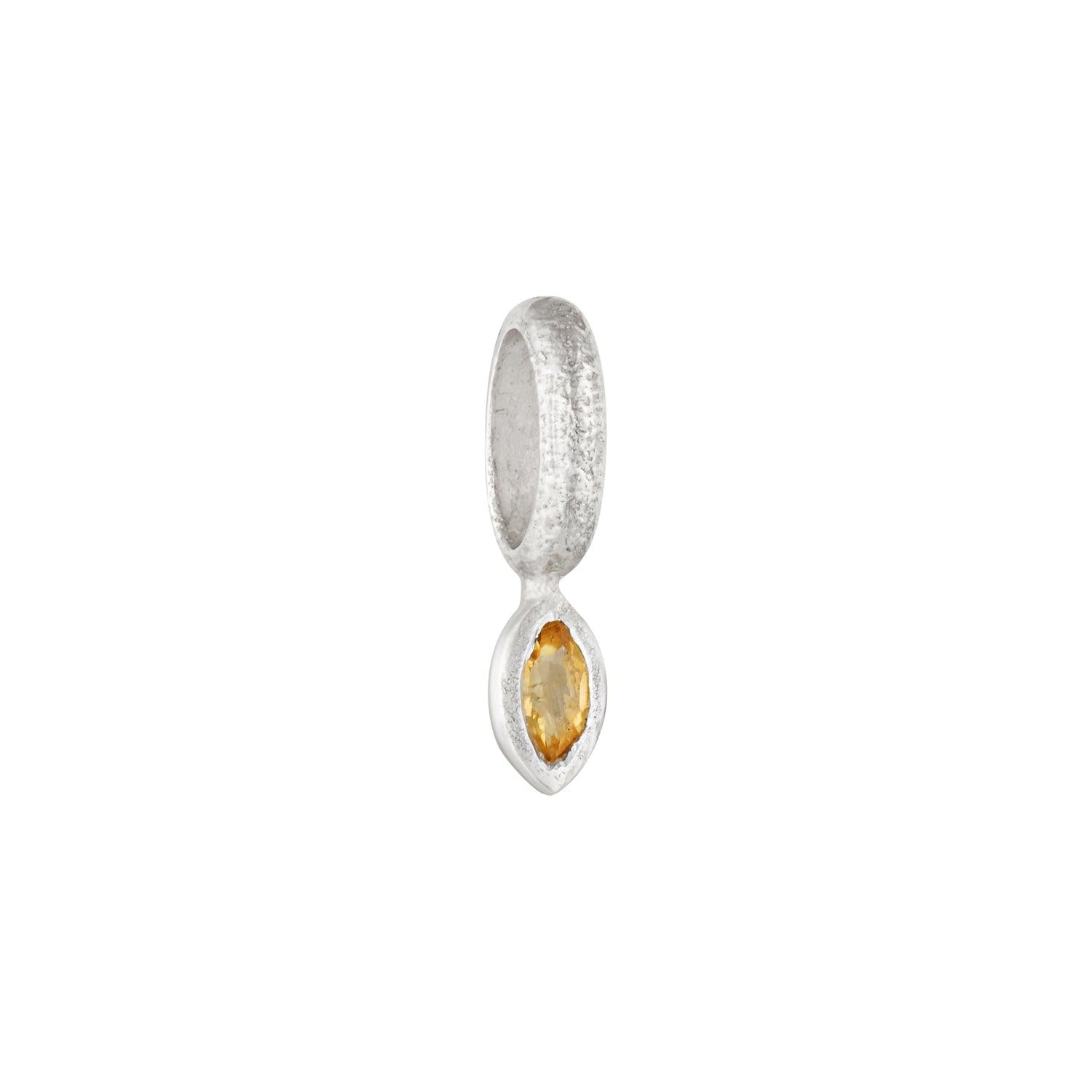 SUNDAH Oracle Charm - Citrine, sterling silver