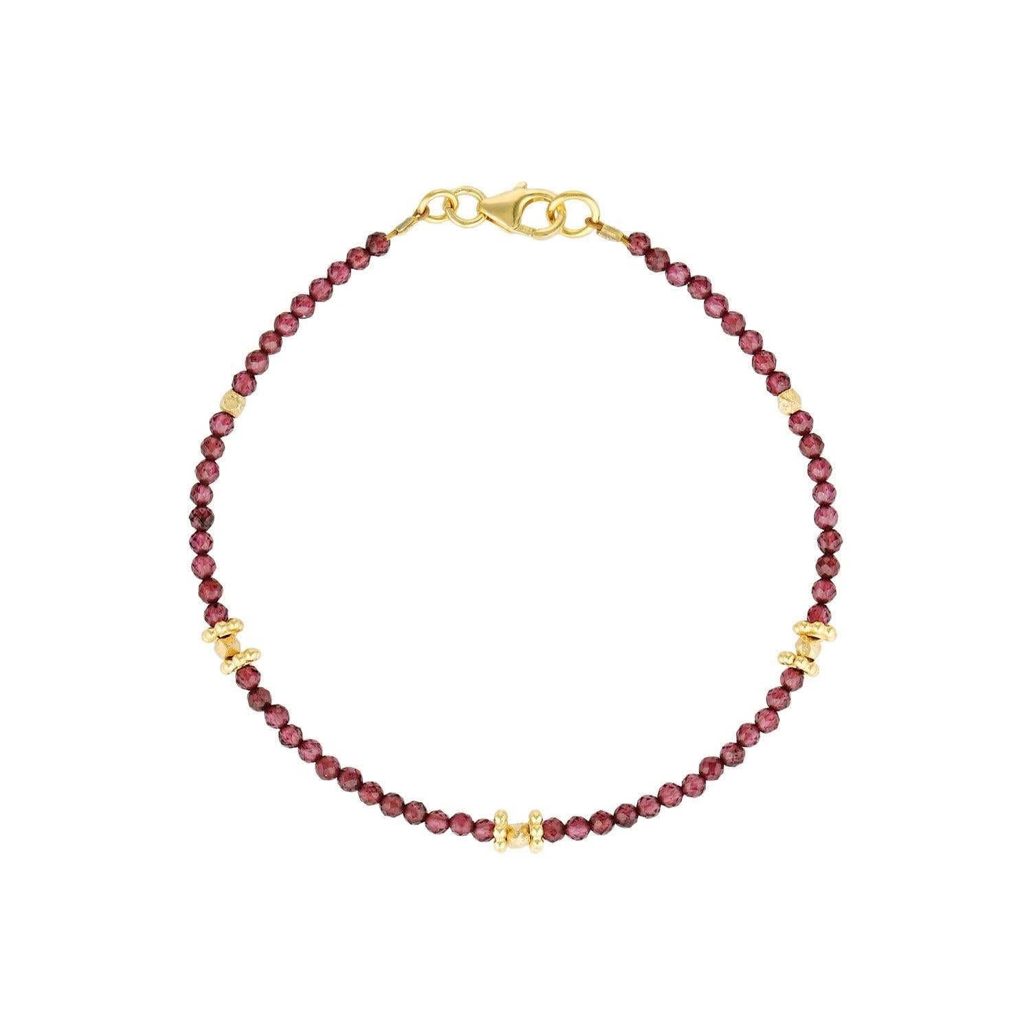 SUNDAH Radiance Bracelet - Rhodolite Garnet