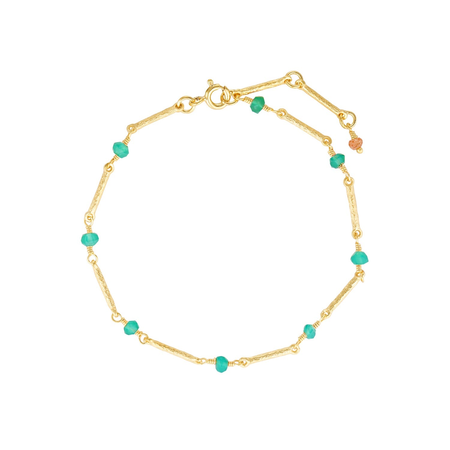 Born of the Stars Bracelet | May | Green Onyx