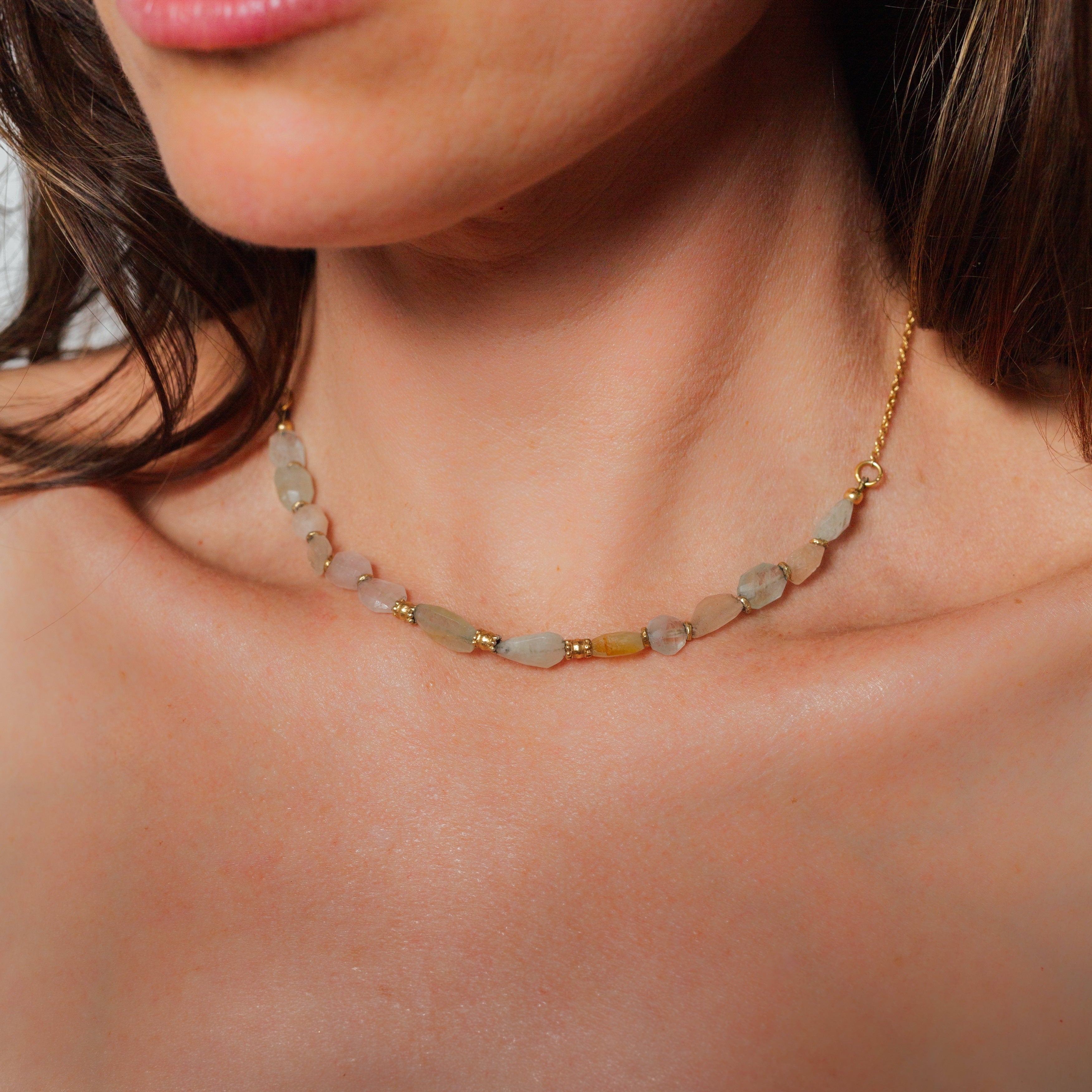 Ocean of Calm Necklace | Aquamarine