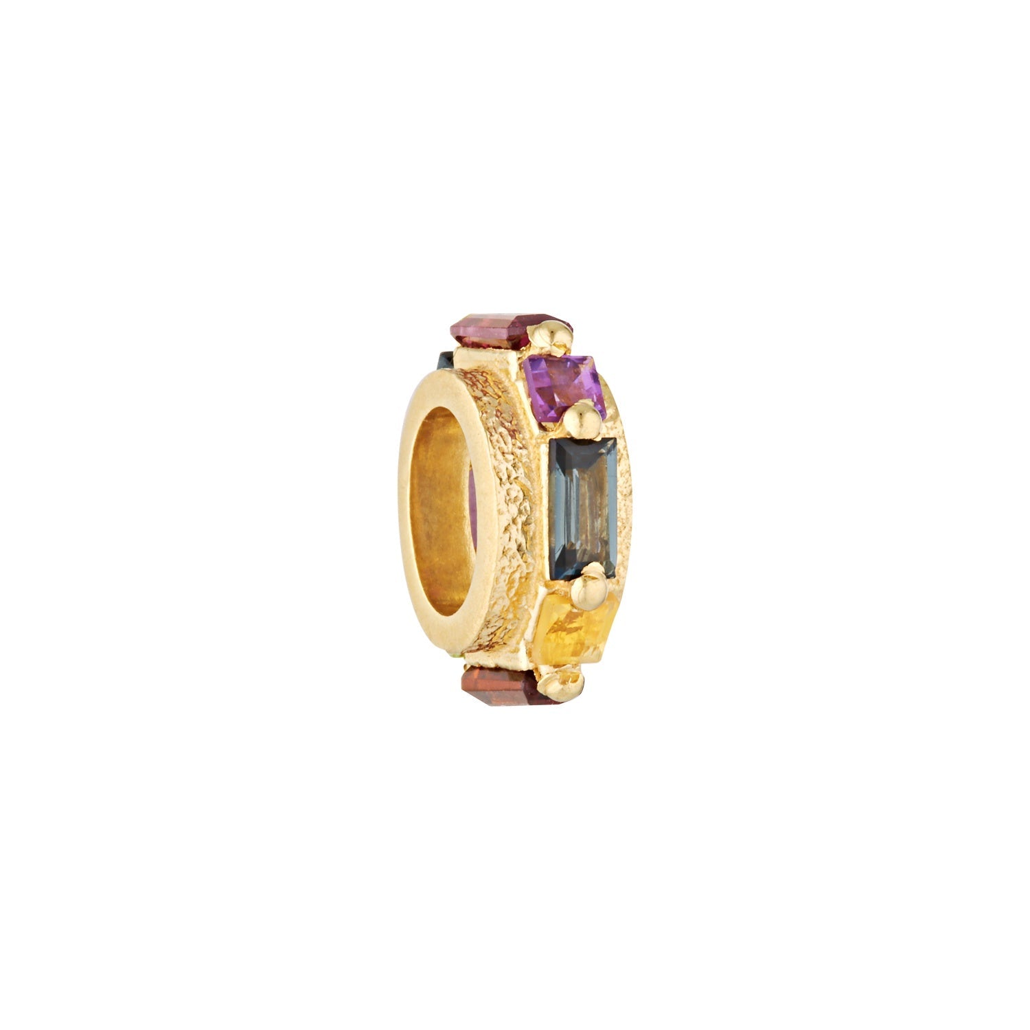 SUNDAH Spellbound Charm - Multi, gold vermeil