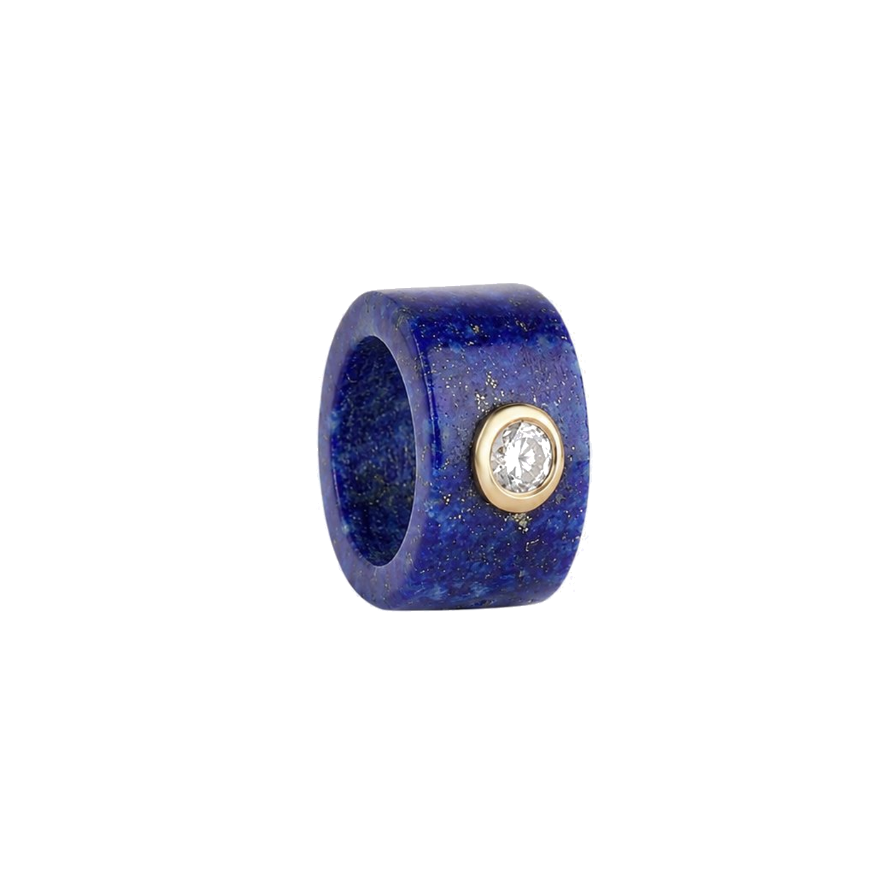 SUNDAH The Inlay Charm - Lapis Lazuli-Gold