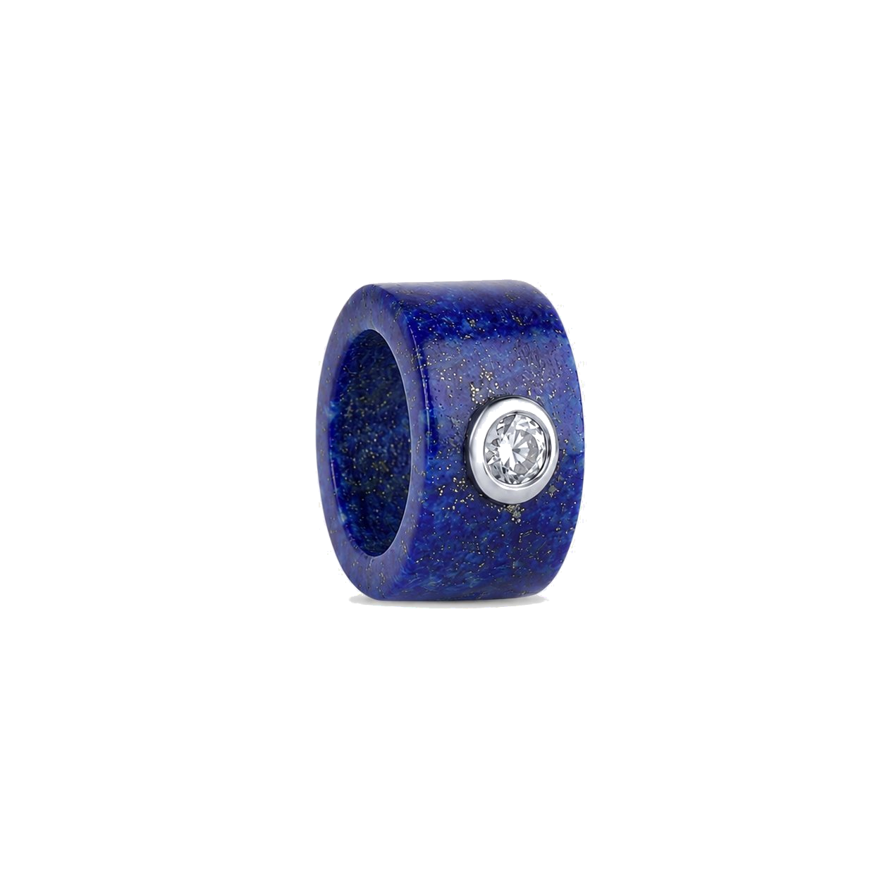 SUNDAH The Inlay Charm - Lapis Lazuli-Silver