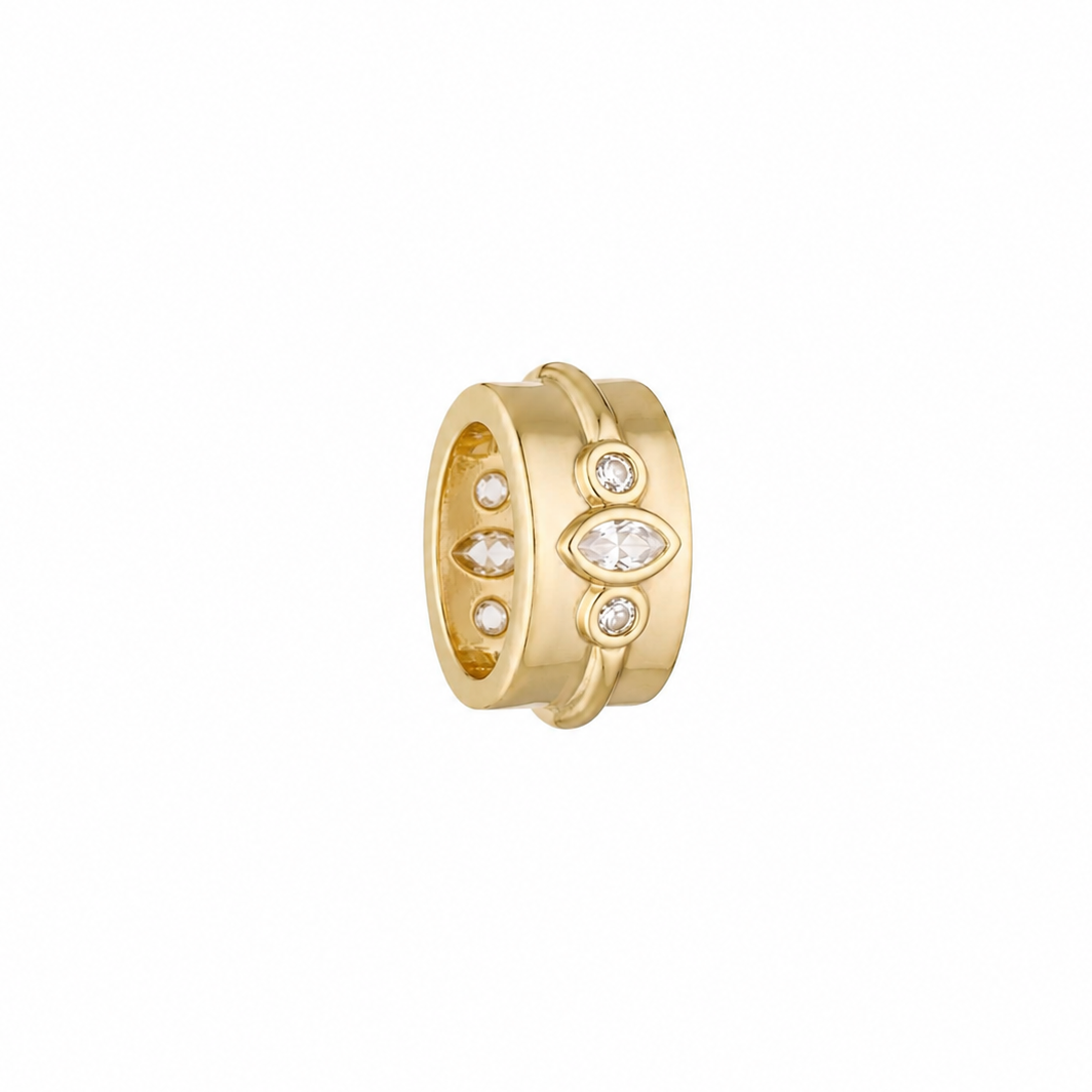SUNDAH The Shift Charm - White Topaz